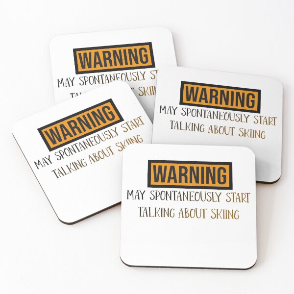 Item preview, Warning May Spontaneously start talking about skiing designed and sold by ErmessThiings.