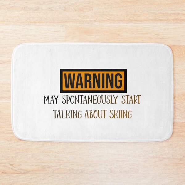 Item preview, Warning May Spontaneously start talking about skiing designed and sold by ErmessThiings.