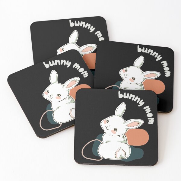 Item preview, Cute Kawaii Bunny Mom Animal Lovers Pet Owner Rabbit Mom perfect for Easter and Mother's Day designed and sold by MadrigueraSM-.
