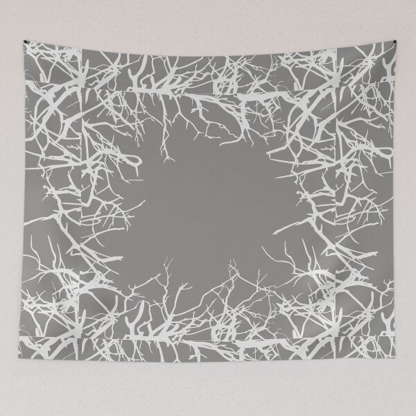 Item preview, Winter branches on gray designed and sold by Ninaeva.