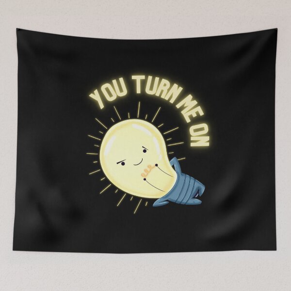 Item preview, You turn me on light bulb designed and sold by Give Me that Pencil.