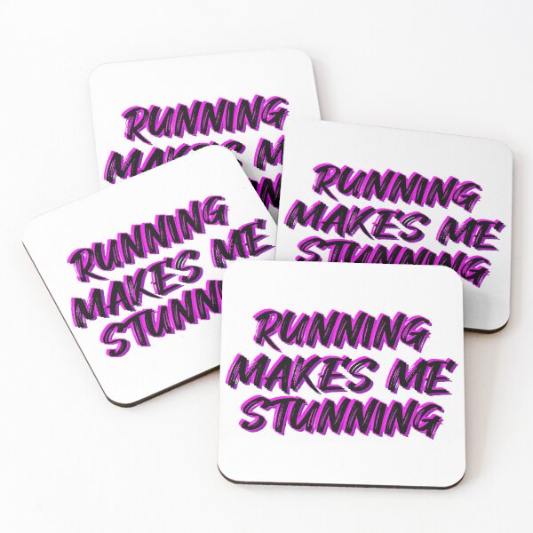Item preview, Running Makes Me Stunning Pink designed and sold by Vladan Seva.