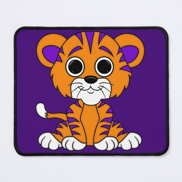 Item preview, Purple and Orange Baby Tiger Cartoon designed and sold by carolina1.