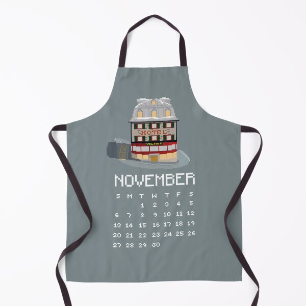 Item preview, November 2022 Calendar Hotel Belvedere Pixel Art  designed and sold by tifft.