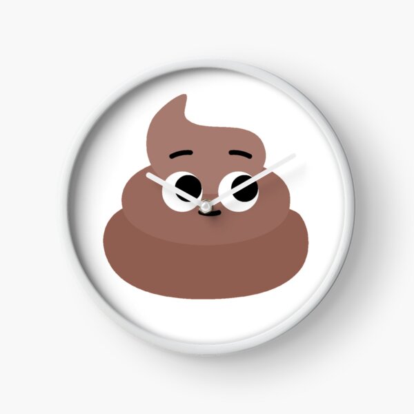 Horloges Sur Le Theme Smiley Poop Emoji Redbubble