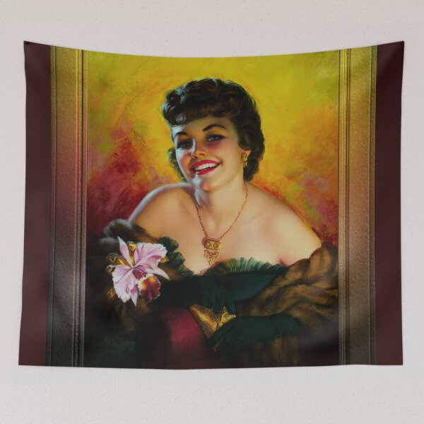 Item preview, Purple Orchid by Zoe Mozert Remastered Vintage Xzendor7 Old Masters Reproductions designed and sold by Xzendor7 Digital Art Creations.