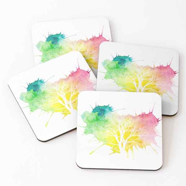 Item preview, Watercolor Rainbow Tree designed and sold by FlakeyBiscuit3.