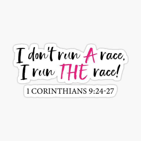 I don't run A race. I run THE race! Sticker