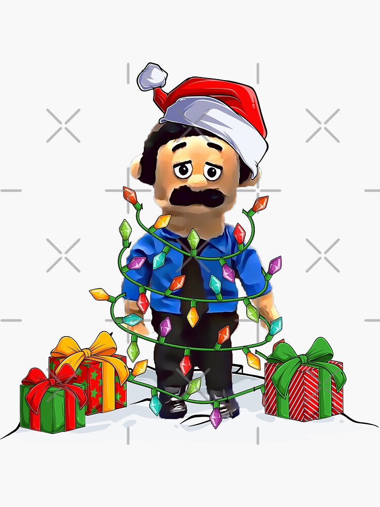 "Awkward Puppets Diego Christmas" Sticker for Sale by BDCSTYLE Redbubble