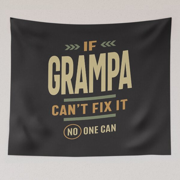 Item preview, Mens If Grampa Can't ix It Funny Dad / Grandpa  designed and sold by cidolopez.