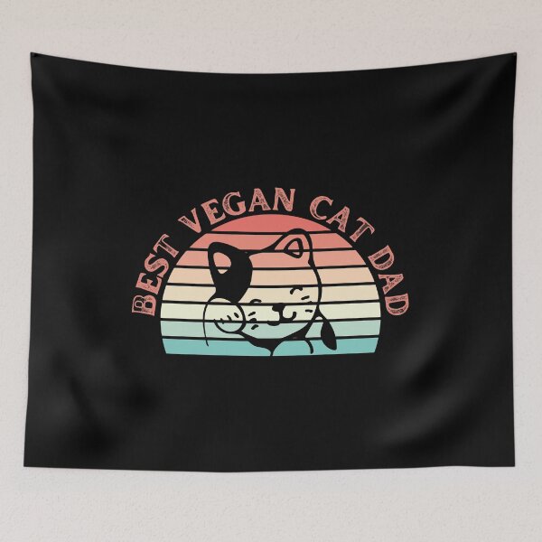 Item preview, Best Vegan Cat Dad Ever designed and sold by Rsagur12.