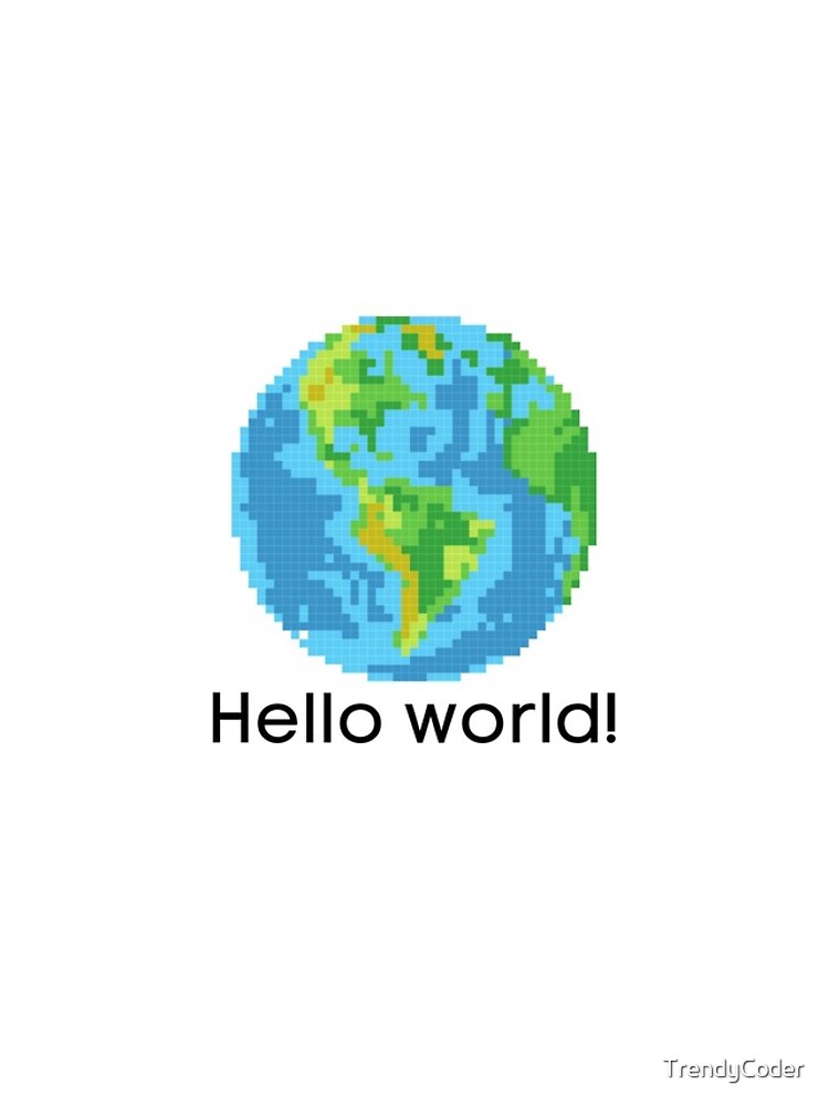Thumbnail 4 of 4, iPhone Case, Hello world! designed and sold by TrendyCoder.