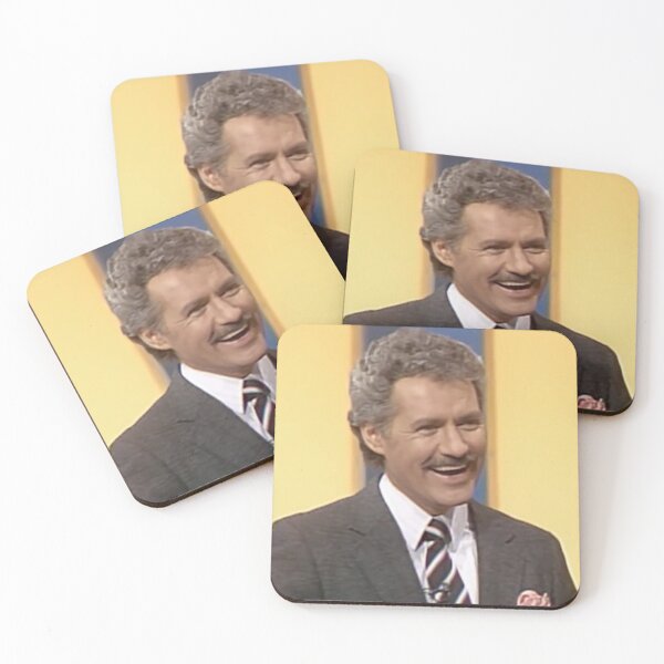 Item preview, Alex Trebek smiling c. 1990s designed and sold by gameshowfan2001.