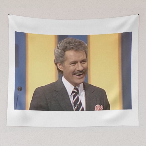 Item preview, Alex Trebek smiling c. 1990s designed and sold by gameshowfan2001.