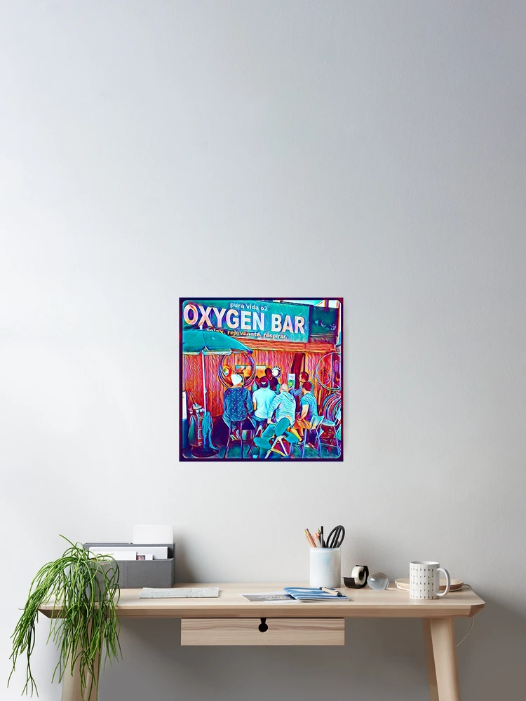 Thumbnail 2 of 3, Poster, Oxygen Bar designed and sold by RandaRubyRed.