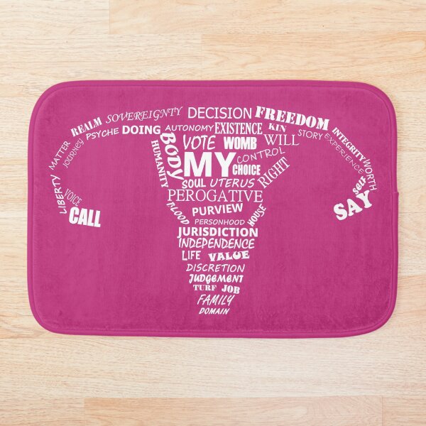 Item preview, My Body, My Uterus, My Choice  designed and sold by BethNKateCreate.