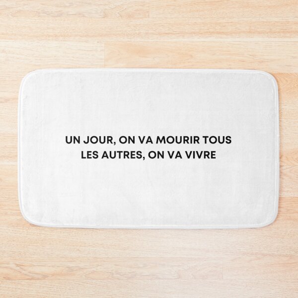 Item preview, One day we will die, all the others we will live - Orelsan designed and sold by StudioMF.