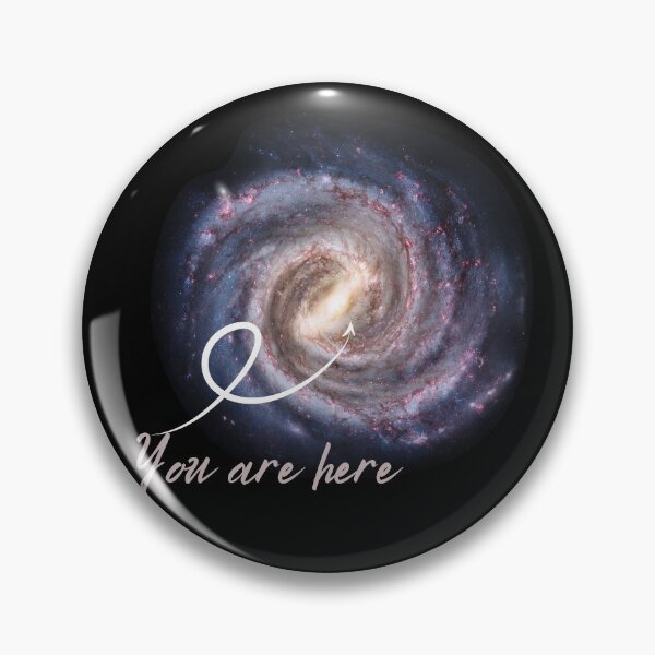 Item preview, You are here Milky Way. Art inspired Milky Way galaxy design designed and sold by HROC.