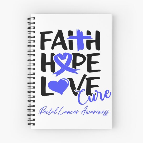 Item preview, Faith Hope Love Cure Rectal Cancer Awareness designed and sold by Grooffos.