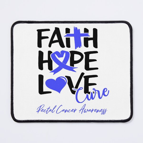 Item preview, Faith Hope Love Cure Rectal Cancer Awareness designed and sold by Grooffos.