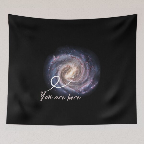 Item preview, You are here Milky Way. Art inspired Milky Way galaxy design designed and sold by HROC.