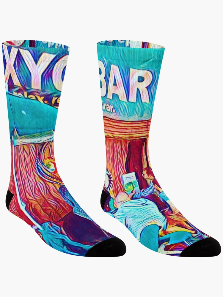 Thumbnail 3 von 5, Socken, Sauerstoffbar designt und verkauft von RandaRubyRed.