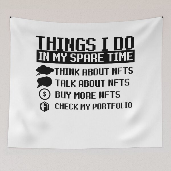Item preview, NFT Humor - Funny NFT Collector, NFT Degen Quote designed and sold by nft-millionaire.