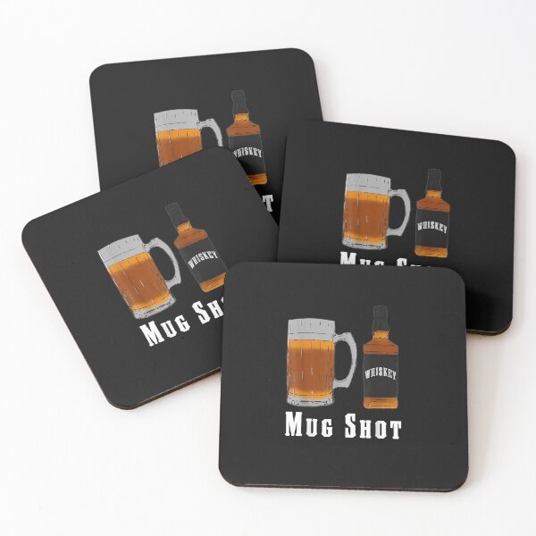 Item preview, Mugshot Whiskey in a Mug as a Shot Glass - Funny Drinking T-Shirt designed and sold by shop   luisant.