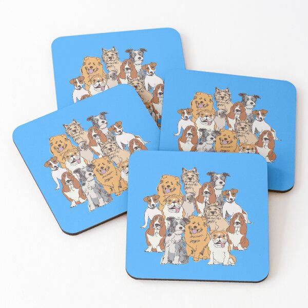 Item preview, Crowded Cute Dogs Pet Friendly Dogs Lovers designed and sold by Dr.YesOrNo.