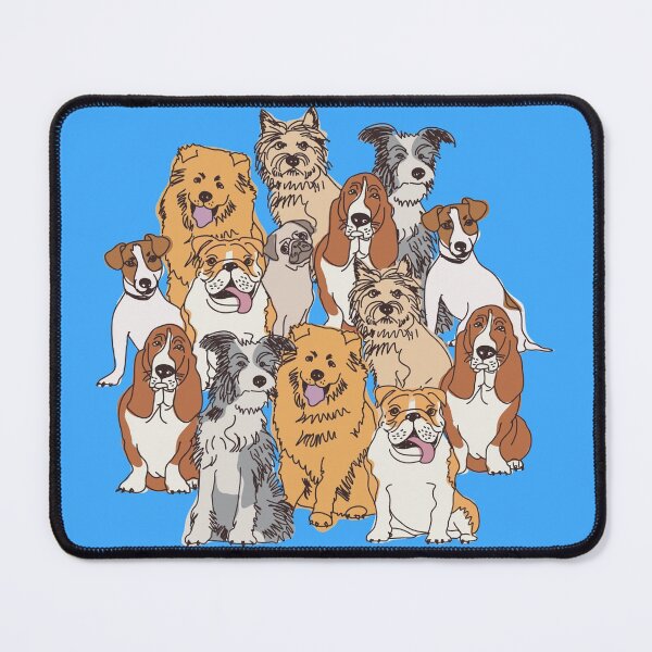 Item preview, Crowded Cute Dogs Pet Friendly Dogs Lovers designed and sold by Dr.YesOrNo.
