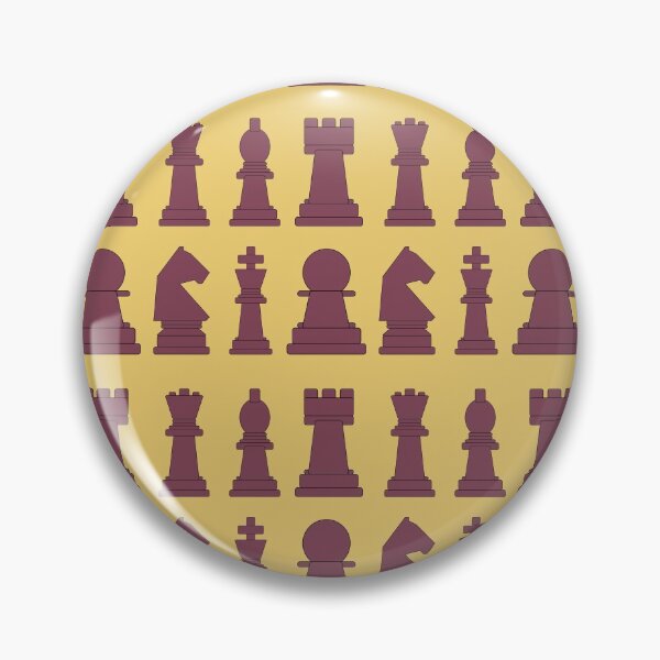 Item preview, Chess Pieces Retro Pattern  designed and sold by Cardinal Designs.