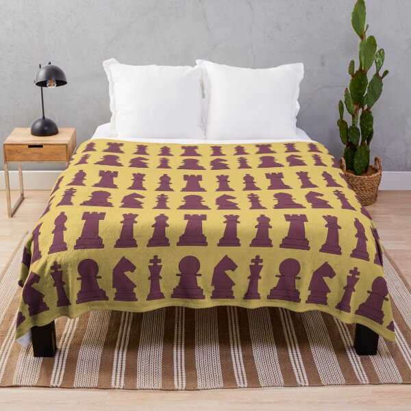 Item preview, Chess Pieces Retro Pattern designed and sold by Cardinal Designs.