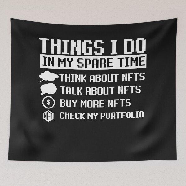 Item preview, NFT Humor - Funny NFT Collector, NFT Degen Quote designed and sold by nft-millionaire.