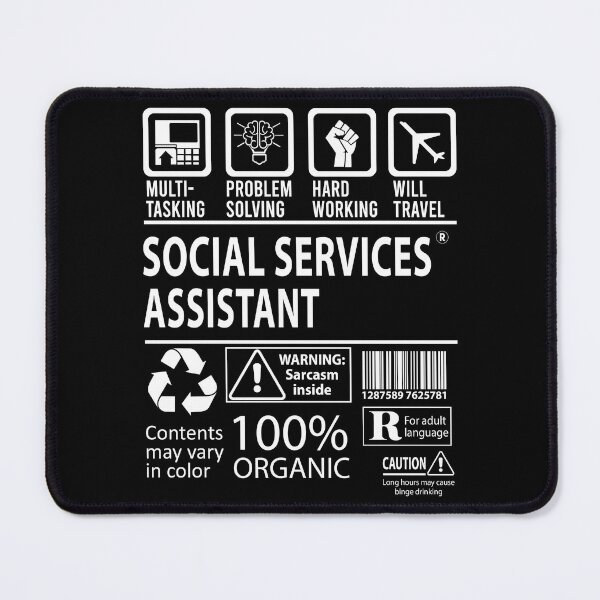 Item preview, Social Services Assistant T Shirt - MultiTasking Certified Job Gift Item Tee designed and sold by oslandefren.