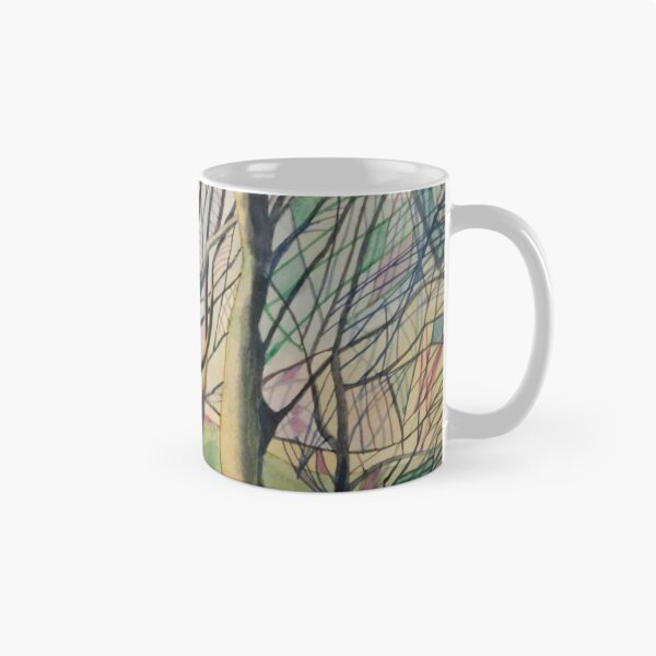 Item preview, Rainbow abstract winter trees watercolour  designed and sold by esvb.