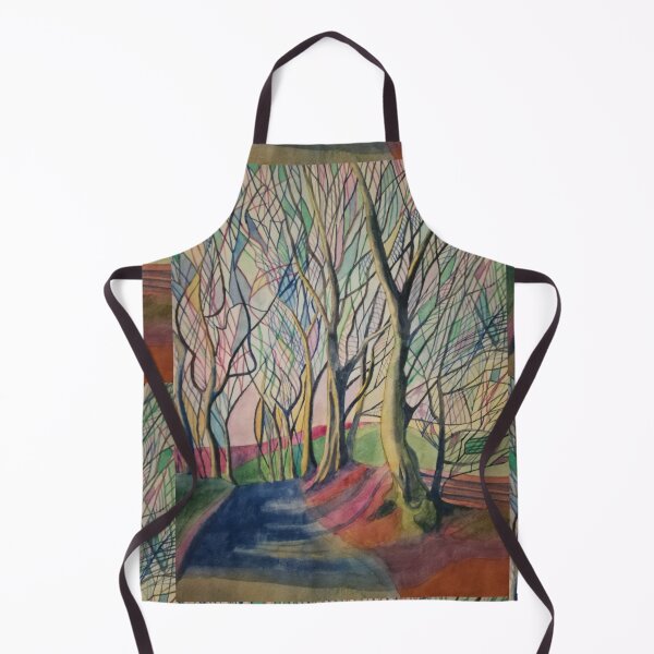 Item preview, Rainbow abstract winter trees watercolour  designed and sold by esvb.
