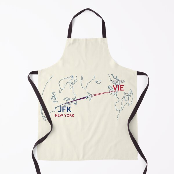 Item preview, Mapa de JFK-VIE designed and sold by TransportTees.