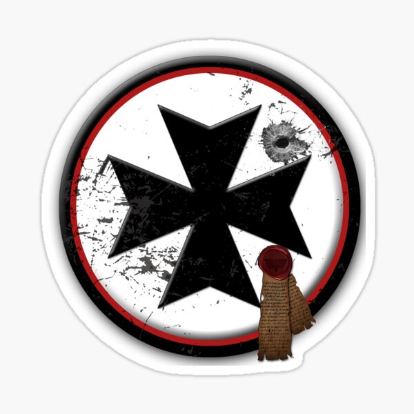 Black Templars Symbol  Sticker