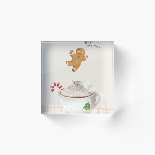 Artikelvorschau, GIN AND COCO, GINGERBEAD MAN CHRISTMAS DIGITAL PRINT entworfen und verkauft von foldedflies.