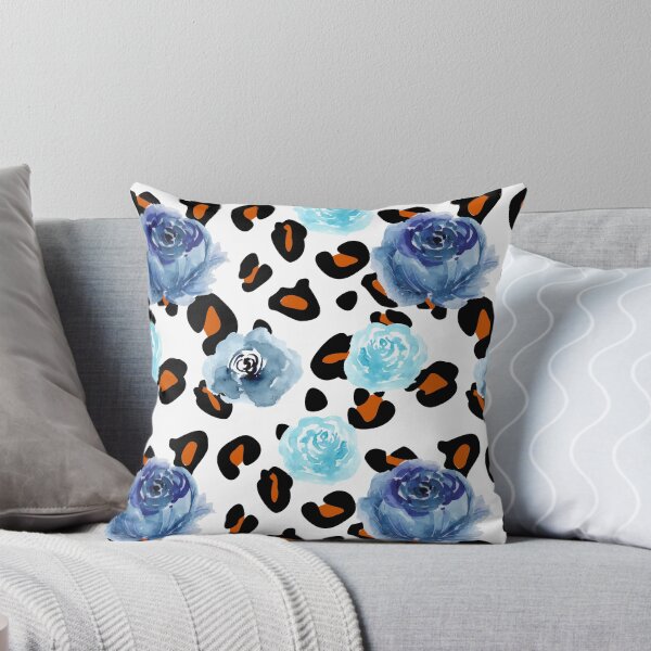 Item preview, Watercolour Flower On Leopard Print designed and sold by PeppernCo.