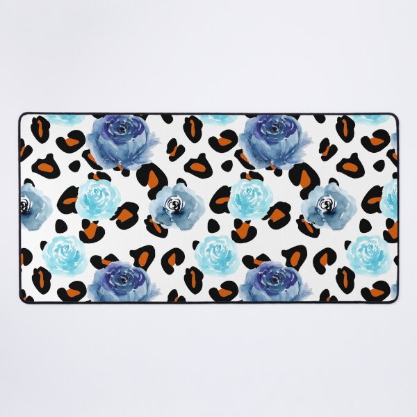 Item preview, Watercolour Flower On Leopard Print designed and sold by PeppernCo.