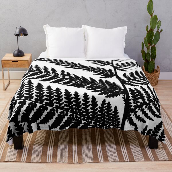Item preview, Black And White Plant Artwork Fern designed and sold by badlydrawnbabe.