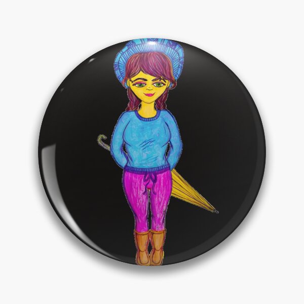 Item preview, Chica con paraguas designed and sold by LuvbuzzArt.
