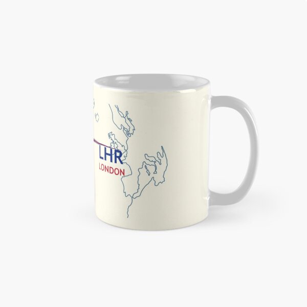 Item preview, ORD-LHR Map designed and sold by TransportTees.