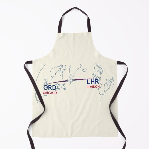 Item preview, ORD-LHR Map designed and sold by TransportTees.