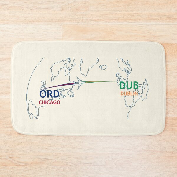 Item preview, ORD-DUB Map designed and sold by TransportTees.