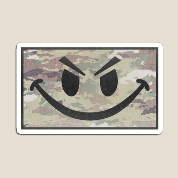 Item preview, Camo Evil Smiley designed and sold by mstiv.