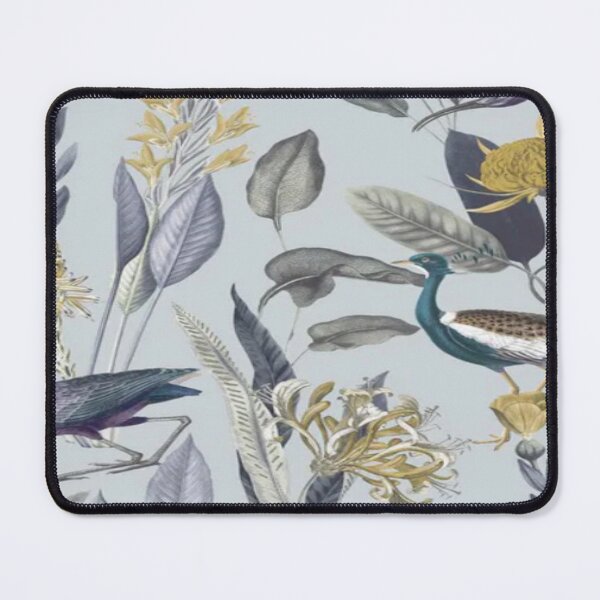 Item preview, Charming Combination of Unique Birds, Large Leaves designed and sold by WearWolfDesigns.