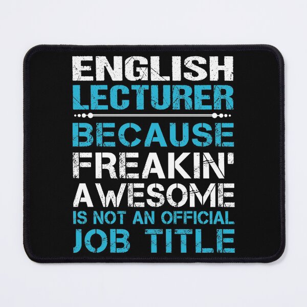 Item preview, English Lecturer T Shirt - Freaking Awesome Job Gift Item Tee designed and sold by oetate4774.