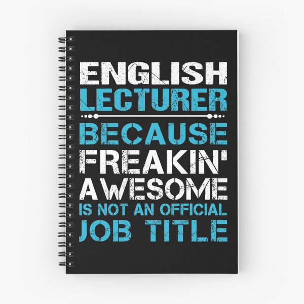 Item preview, English Lecturer T Shirt - Freaking Awesome Job Gift Item Tee designed and sold by oetate4774.
